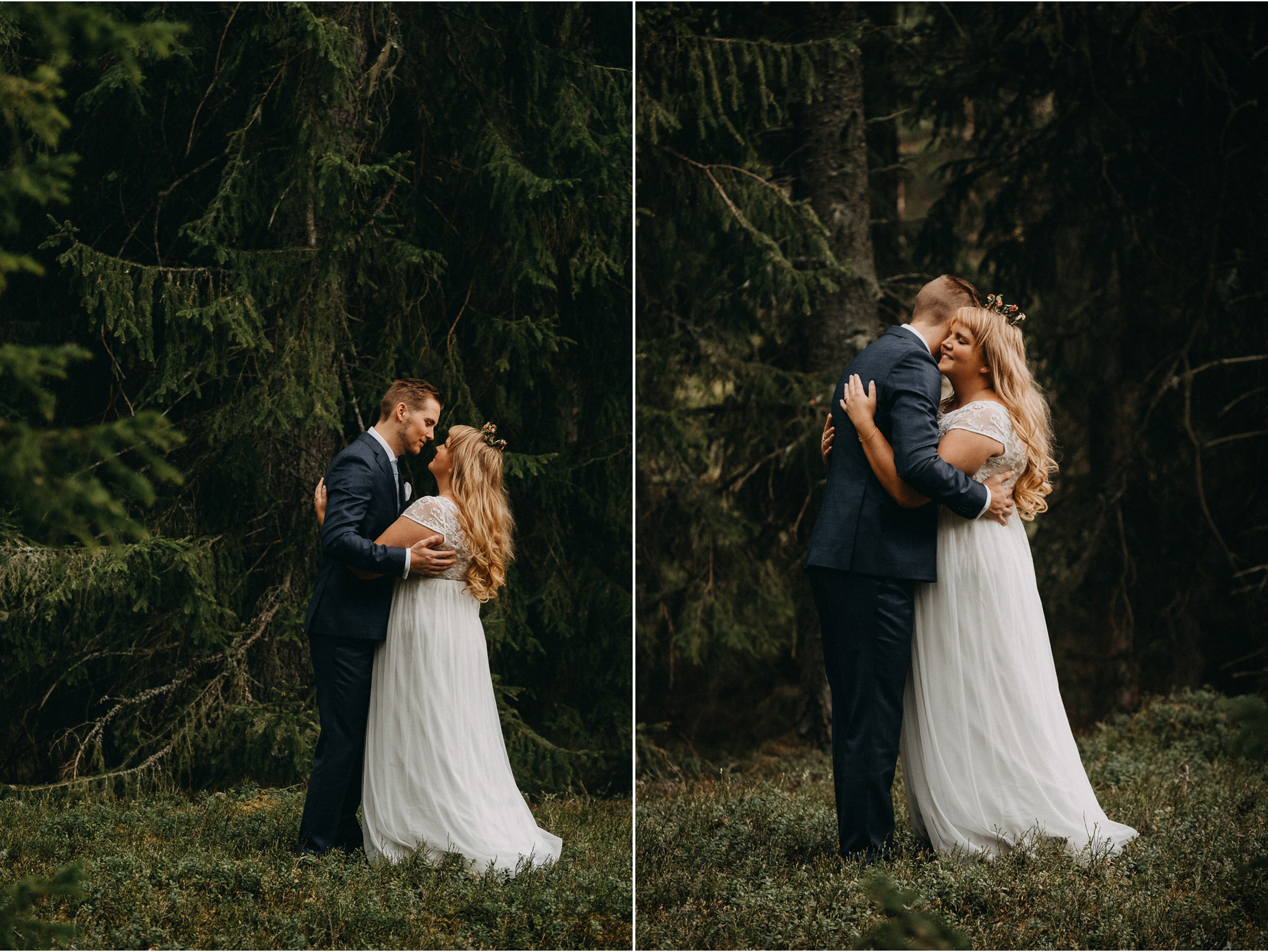 John Bauer-tema på bröllopsfotografering i Småland