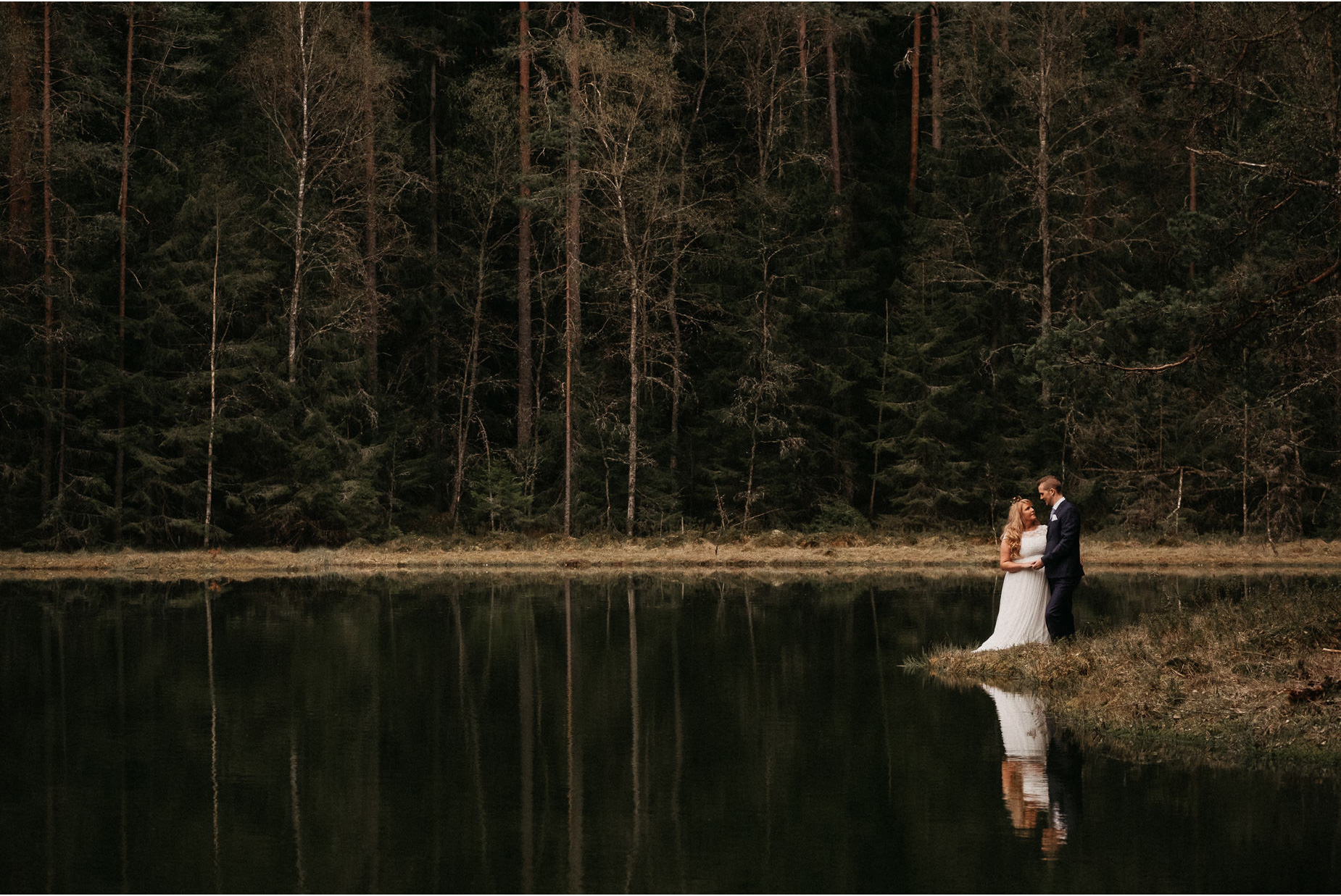 Bröllopsfotografering med inspiration av John Bauers saga om prinsessan Tuvstarr